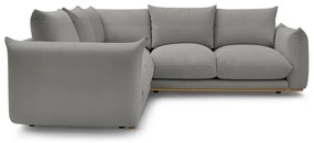 Szürke sarokkanapé Ernest – Bobochic Paris