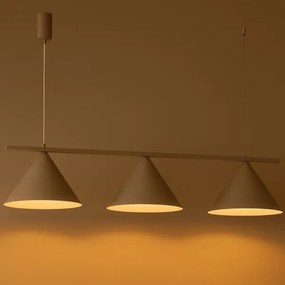 Kábelre függesztett csillár CAPITAL 3xGX53/15W/230V taupe