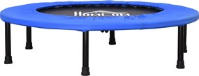 HOMCOM Fitness Trampolin Ø91 cm Mini Trampolin Csúszásmentes Lábakkal, 100 kg Teherbírással Felnőtteknek, Beltéri és Kültéri Ugráláshoz | Aosom