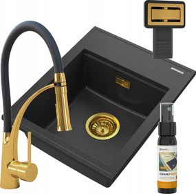 MosogatĂł GrĂĄnit Fekete Arany KiegĂ©szĂtĆk Csaptelep Alor