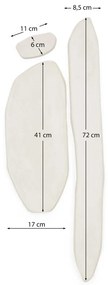 Fali dekoráció készlet 3 db-os 25,5x71,5 cm Siluna – Kave Home