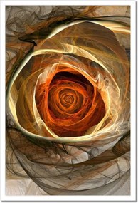 Poszterek keretben 40x60 Absztrakt rózsa