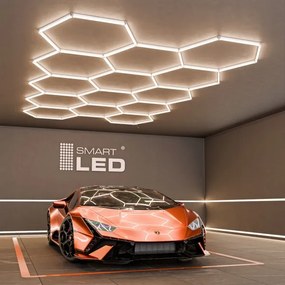 LED mennyezeti lámpatest LED/570W/85-265V 4000K 522x298 cm CRI 90 IP44 fehér