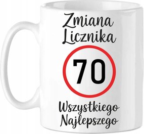 Bögre 70. Születésnapra Vicces Ajándék 70 éves Jubileum Mérőóra csere