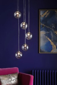 Dar Lighting modern függeszték federico csiszolt króm darfed0550-12