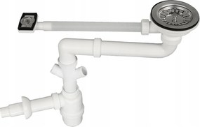 1 Kamrás Mosogató Szifon Helytakarékos, Mosógép Kimenettel