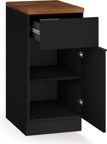 Blumfeldt WoodVista Fiókos szekrény, Robusztus MDF munkalap, Soft-Close zsanérok, Alumínium fogantyúk