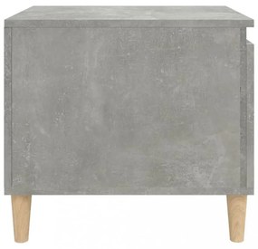 betonszürke szerelt fa dohányzóasztal 100 x 50 x 45 cm