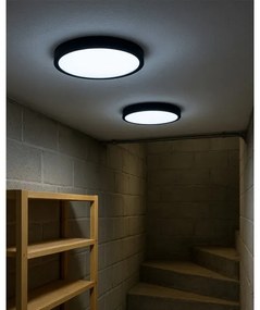 LED mennyezeti lámpatest LED/32W/230V 3000/4000/6500K átm. 40 cm fekete