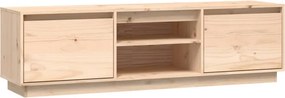 vidaXL tömör fenyőfa TV-szekrény 140 x 35 x 40 cm