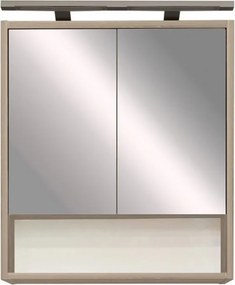 Luna 60 felső tükrös szekrény, Sonoma tölgy