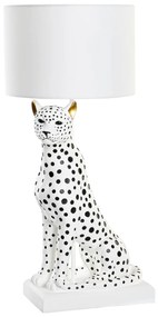 Asztali lámpa fehér fekete pöttyös leopárd 71 cm