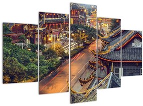 Kép - Qintai Road, Chengdu, Kína (150x105 cm)