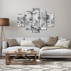 Kép - Fehér virágok (150x105 cm)