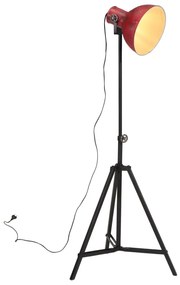 kopott piros állólámpa 25 W 25x25x90/160 cm E27