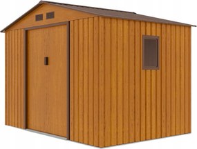 Kerti házikó Műanyag szerszámtároló 277x191 cm Abiko