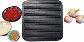 Préselt öntöttvas grill szögletes 21cm