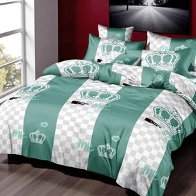 Ágynemű CROWN GREEN 7 részes 140X200 cm