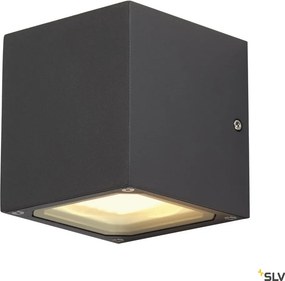 SLV 232535 SITRA CUBE Modern Kültéri Fali Lámpa Antracit GX53 IP44