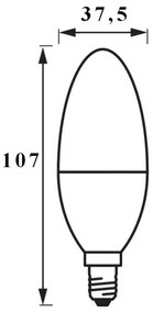 SET 3x LED Dimmelhető izzó SMART + E14/5W/230V 2700K - Ledvance