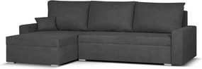 MATT Kinyitható sarokkanapé Sötétszürke