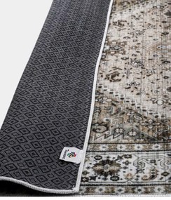 Carpetum bézs színű, barna mintás szőnyeg 160x200