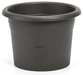 Plastia Öntözés nélküli virágcserép Narza átmérő40 cm, antracit, 40 cm átmérőjű