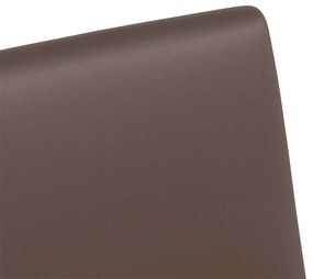 vidaXL Kerekes Étkező Székek 2 pcs Barna 57 x 66 x 94 cm Műbőr