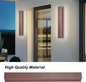 BRILAGI -LED kültéri fali lámpa LINEAR LED/12W/230V 3000K IP65 50 cm barna CRI 90