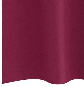 Függönyök függönyökkel 2 pcs Bordó 225x140cm Poliészter
