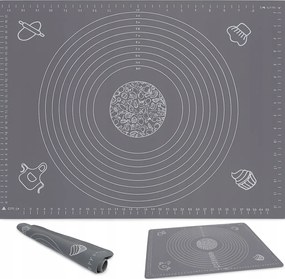 Szilikon Asztali Szőnyeg Nagy Tortaalátét Konyhai Méretekkel 70x50CM