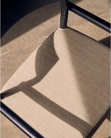 Fekete-bézs étkezőszék Falconera – Kave Home