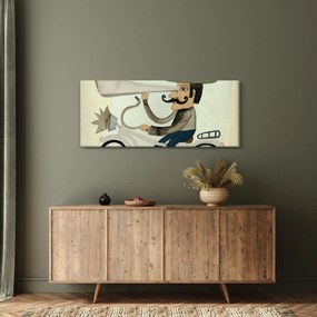 Csillagász kerékpáron (120x50 cm)