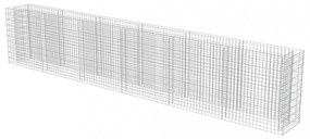 horganyzott acél gabion magaságyás 540 x 50 x 100 cm