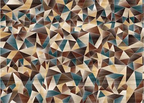 A háromszögek képe (üvegen) (70x50 cm)