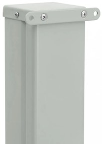 krémszínű behúzható oldalsó teraszi napellenző 100 x 500 cm