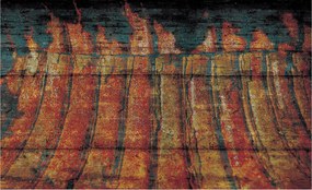 Fotótapéta Absztrakt Tűz Fém és láng Loft 368x254 Energikus +ragasztó