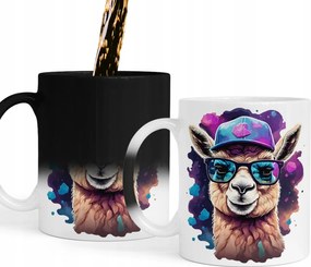 Mágikus Bögre Animált Láma Bögre Ajándék Szöveg