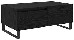 Dohányzóasztal fiókkal Musta tammi Faanyag