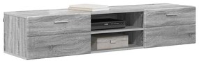 TV szekrény fiókkal Szürke sonoma 150 x 39 x 30 cm Faanyag