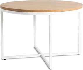 Asztal tölgy arany/fehér színben HANTEL