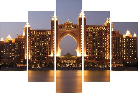 Kép egy épületról Dubajban (150x105 cm)