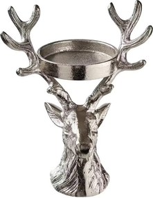 OH MY DEER gyertyartó szarvas 11 cm, ezüst