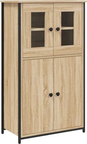 vidaXL sonoma tölgy szerelt fa magasszekrény 62 x 32 x 106,5 cm