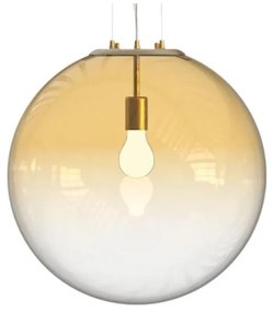 Ideal Lux - Csillár zsinóron MAPA 1xE27/42W/230V átm. 50 cm arany/füstös