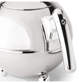 Ezüstszínű rozsdamentes acél teáskanna 1,2 l Bella Ronde – Bredemeijer