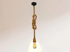 Foglalat E27 / 1,5m / kötél - természetes - BH671-4