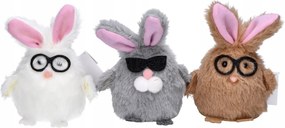 Húsvéti plüss nyuszi vicces szemüveggel