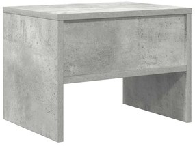 betonszürke szerelt fa éjjeliszekrény 40 x 30 x 30 cm