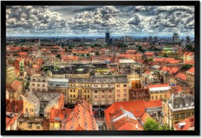 Poszterek keretben 60x40 Panoráma Zágráb